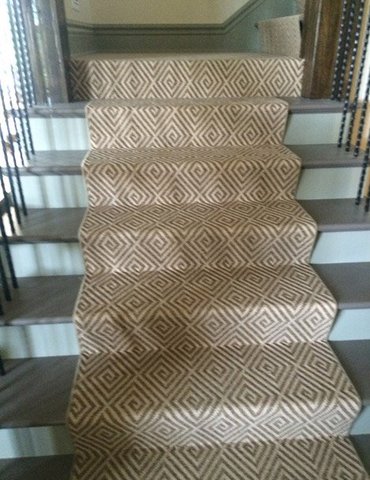 stairs runner installation - Contract Interiors, IN