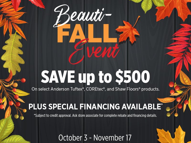 Beauti-Fall Sale - Contract Interiors in Fort Wayne, IN