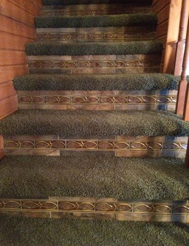 stairs carpet installation - Contract Interiors, IN