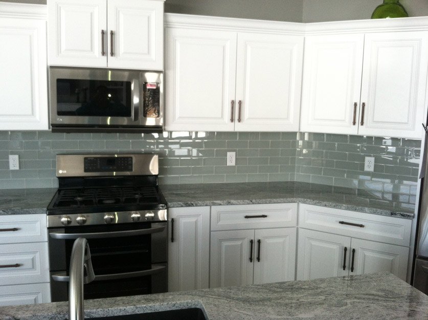 kitchen backsplash tile installation - Contract Interiors, IN