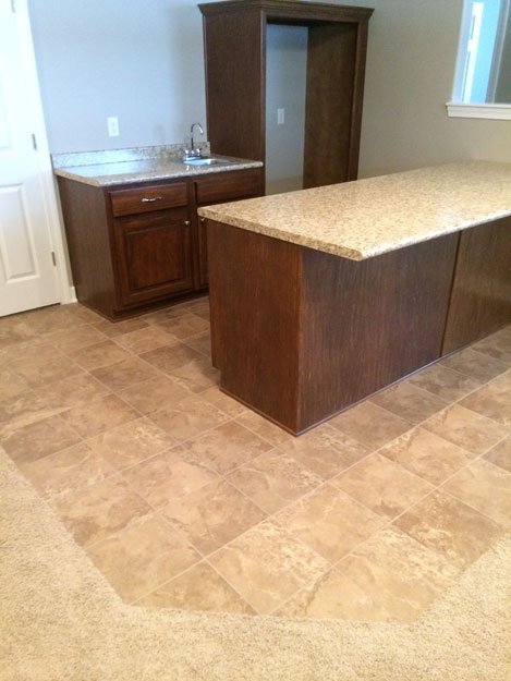 kitchen tile installation - Contract Interiors, IN