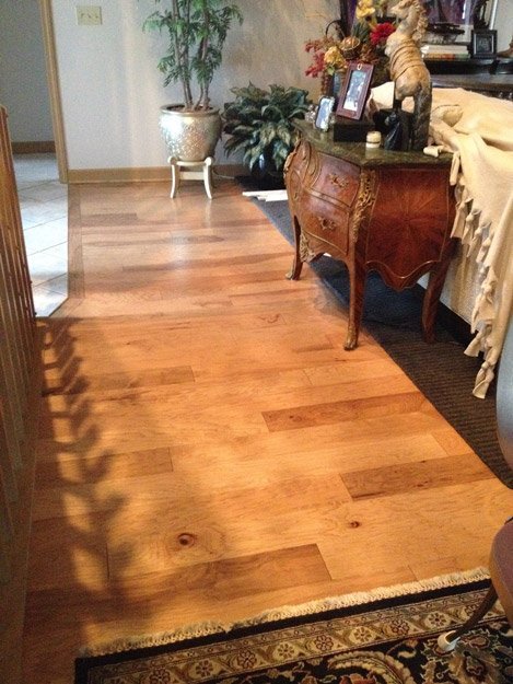 wood flooring installation - Contract Interiors, IN